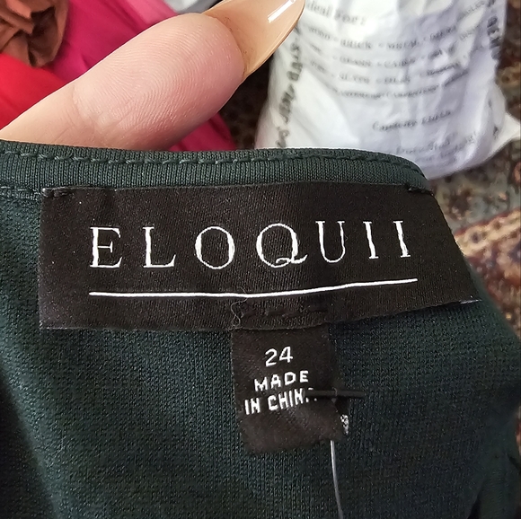 Forest Green Eloquii Dress - Picture 3 of 3